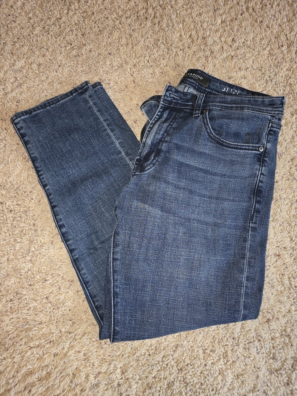 Liverpool Dark Blue Denim Jeans